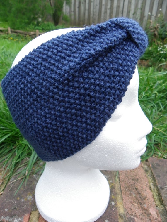 Hand knitted turban headband earwarmer by Knittingtopia on Etsy