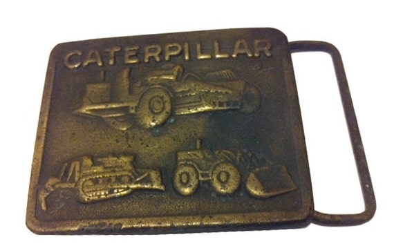 Vintage Caterpillar tractor Belt Buckle