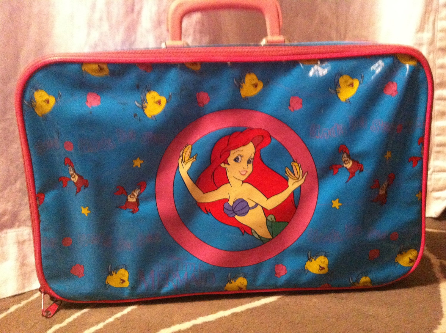 disney animators ariel suitcase