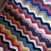 RESERVED Colorful Crocheted Ripple Afghan
