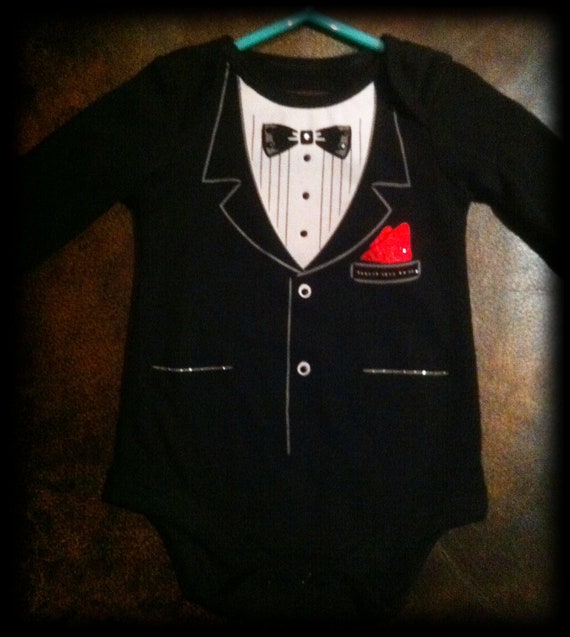 baby tuxedo shirt