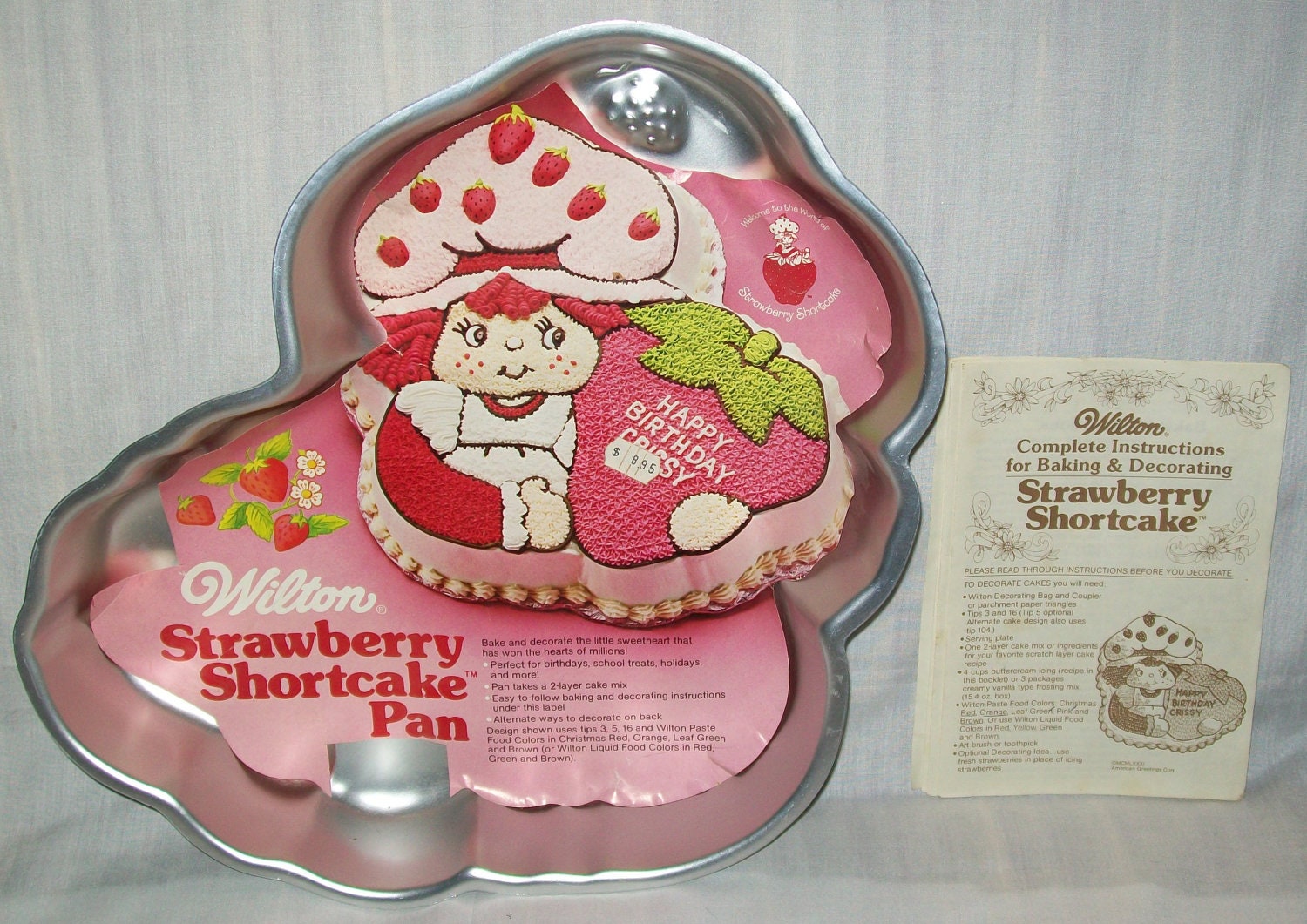 1981 STRAWBERRY SHORTCAKE Vintage Wilton Cake PAN with