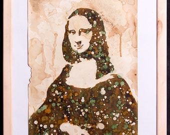 La Gioconda painting from "More than famous" collection 2012 (watercolor)