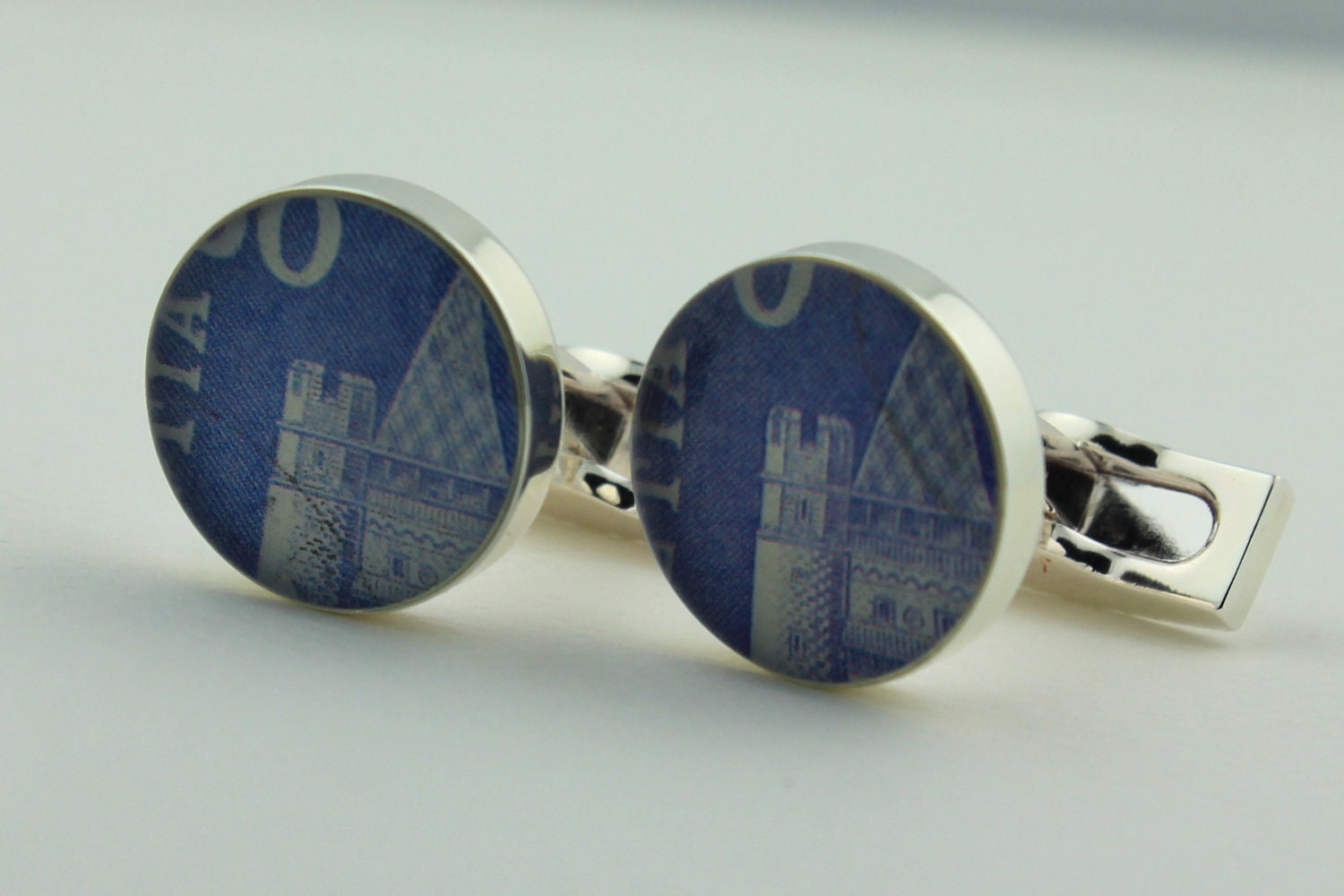 Cufflinks for Women Handmade from Genuine by HudsonBlueArtisans