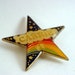 All For Carrie (vintage Hang Ten star, rainbow, name pin, brooch from 1981 with the name Carrie on it)