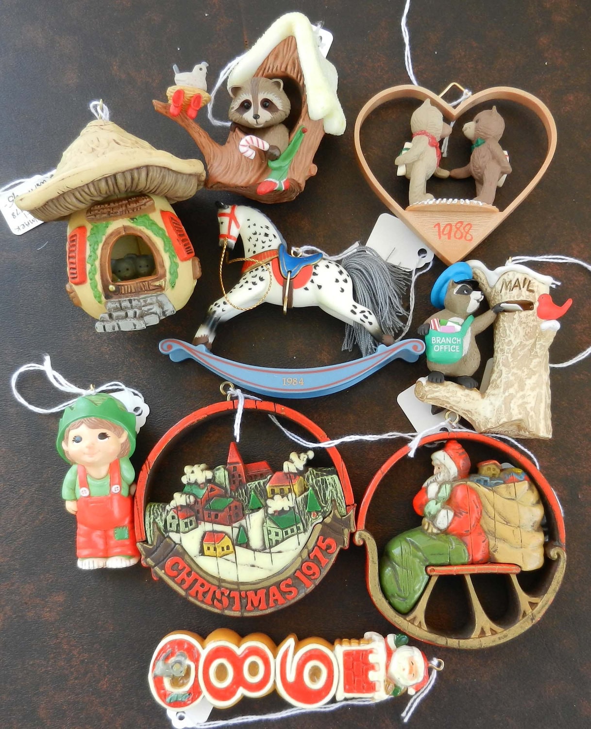hallmark vintage christmas ornaments 9 pieces hallmark vintage christmas ornaments 9 pieces