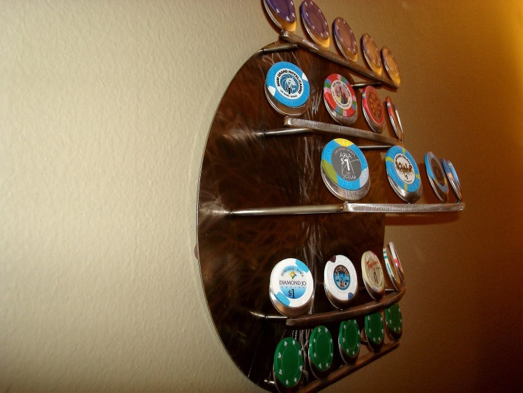 Multiple Poker Chip Display by gotsteel on Etsy