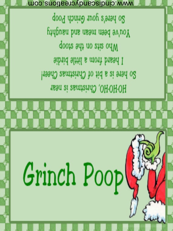 Grinch Poop