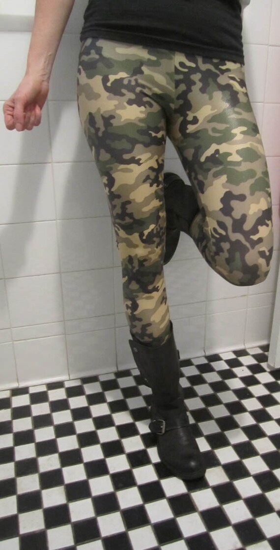 Items similar to Camouflage Leggings on Etsy