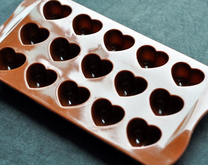 Silicone Chocolate Mold Ice Candy Molds Mini Cake Mold Bakeware Mold - 15 Hearts