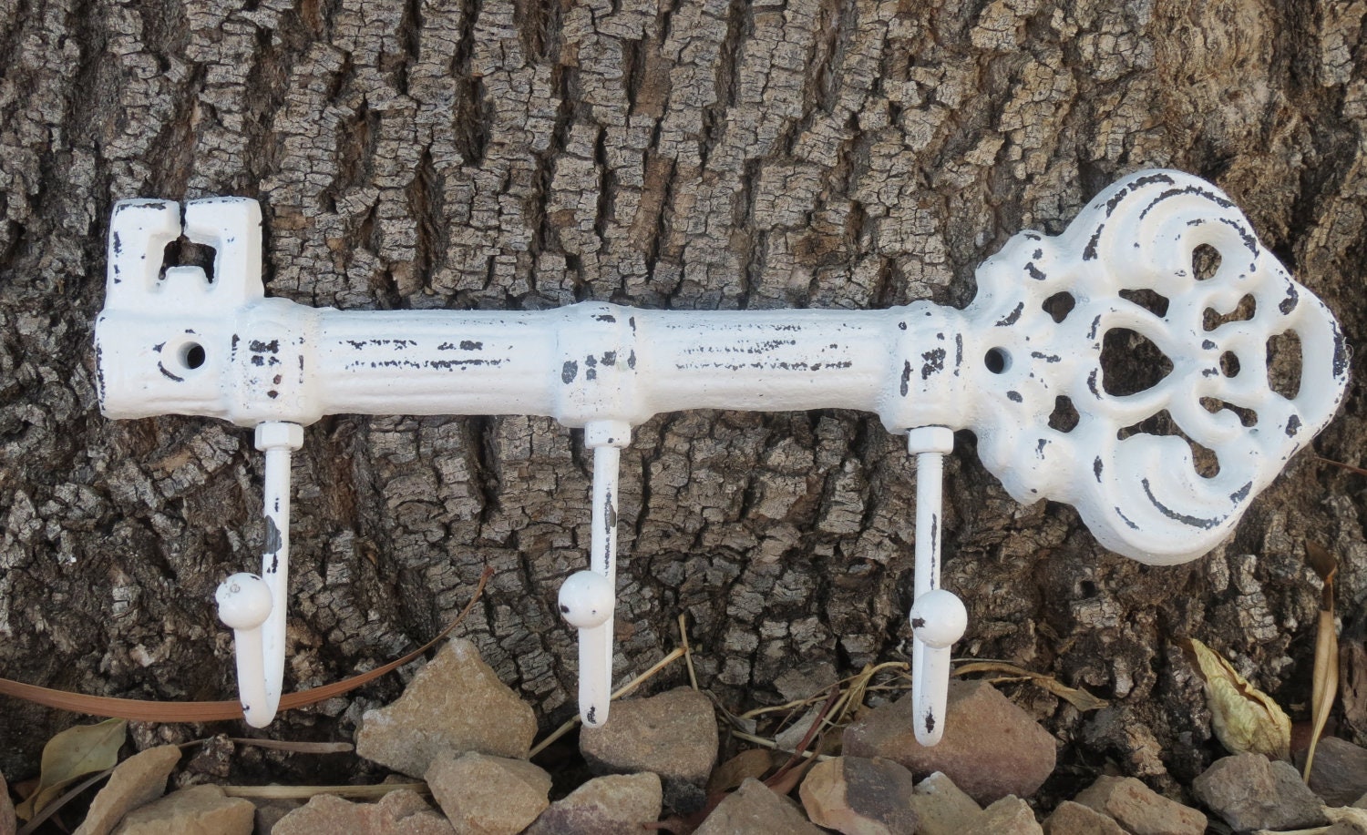 shabby chic key holder skeleton key rack antique white or shabby chic key holder skeleton key rack antique white or