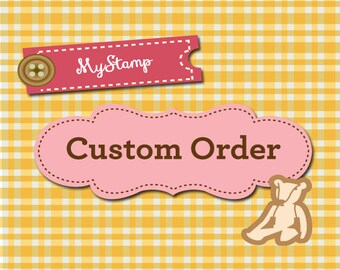 UPGRADE to a 1.5" x 2"" traditional rubber stamp (R601)
