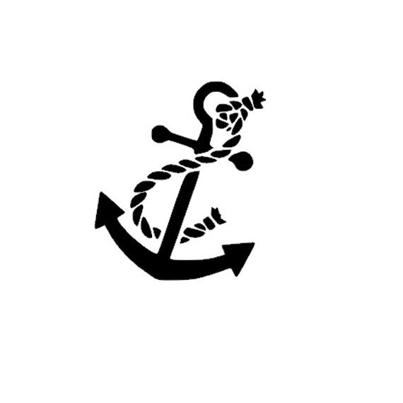 Nautical Anchor Vinyl Decal Sticker