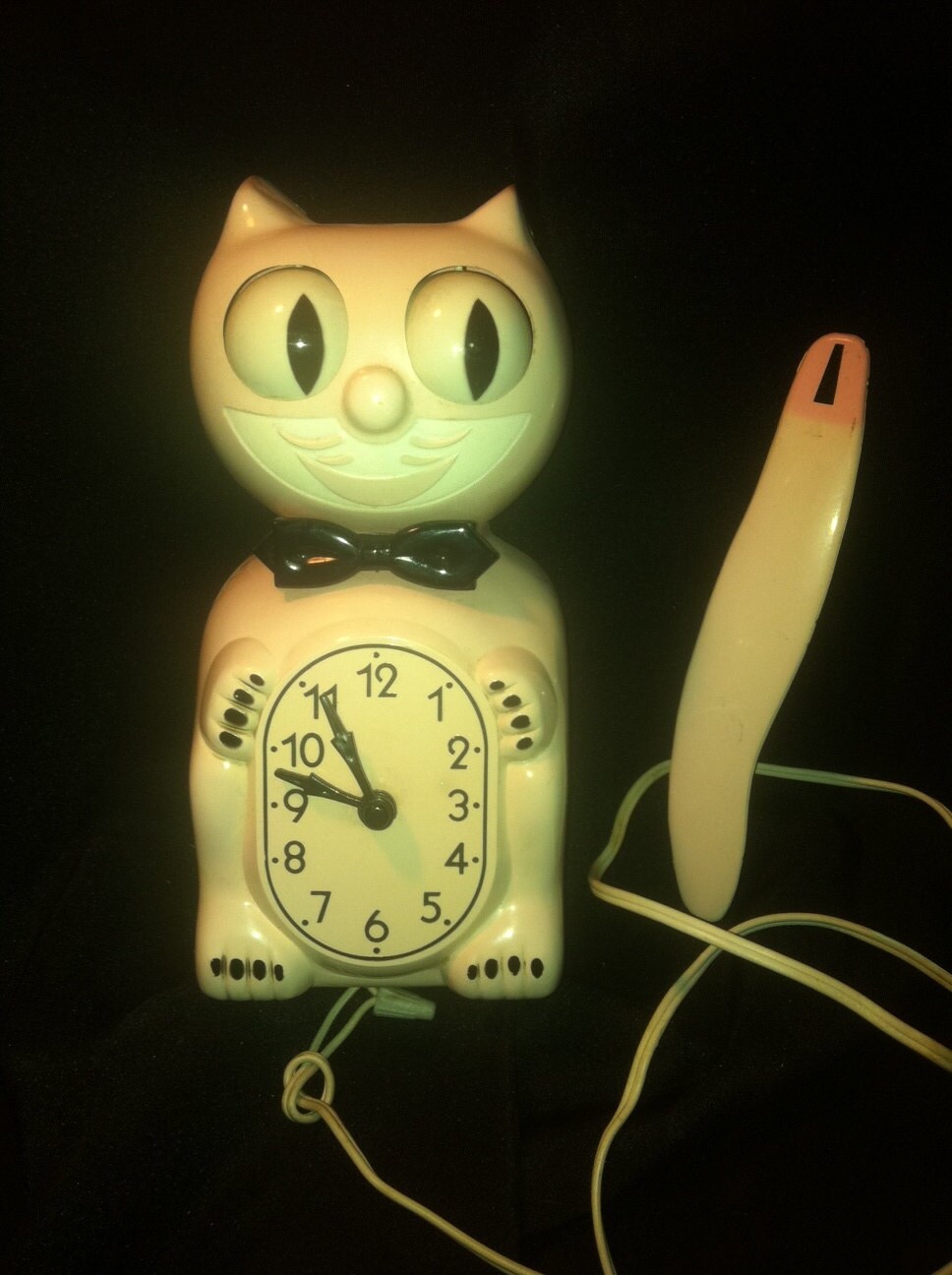 1950's PINK Kit Kat Clock Electric Mod Mid
