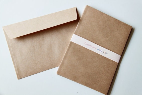 stamps envelope size Paper. Paper Brown Recycled 11x16cm. Envelopes. 10 Blank.