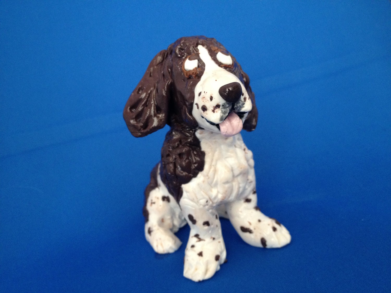 english springer spaniel garden statues