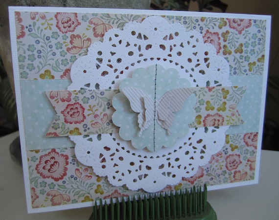 Items Similar To Beautiful Handmade Greeting Card: Blank On Etsy