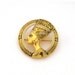 Vintage Gold Queen Nefertiti Pin