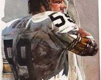 Rare Jack Ham Corning Pittsburgh Steelers Print