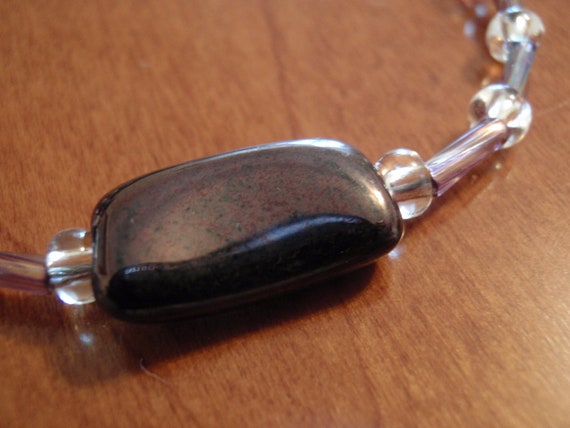 Luxe Faceted Czech Glass Crystal Beaded Ultra Long Flapper Necklace - Platinum main image 1