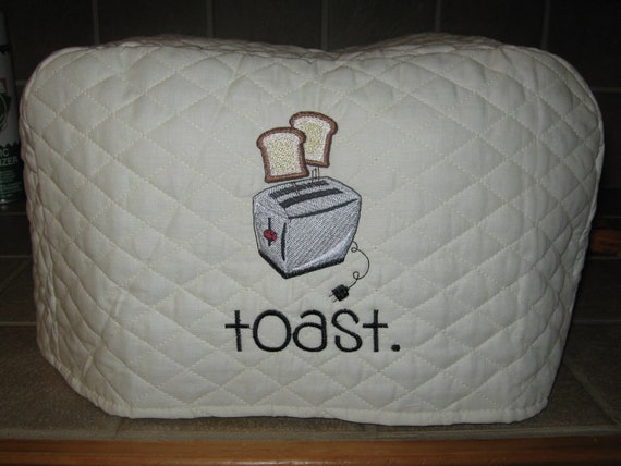 4 slice toaster small appliance cover by SewnbyStacy on Etsy