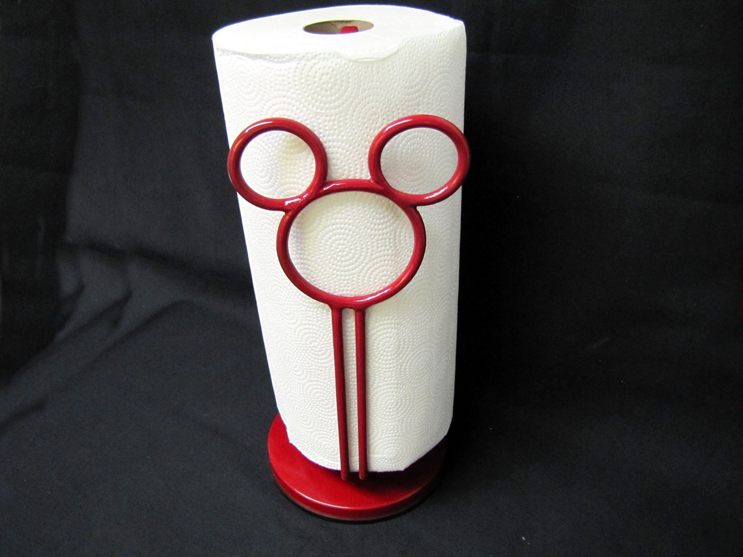 MICKEY MOUSE Icon Red Paper Towel Holder by WINDSOFCHANGE100