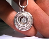 Necklace, Pendant, Silver Necklace, Silver Pendant, Rhodium Neklace, Palladium Necklace, Handmade Necklace