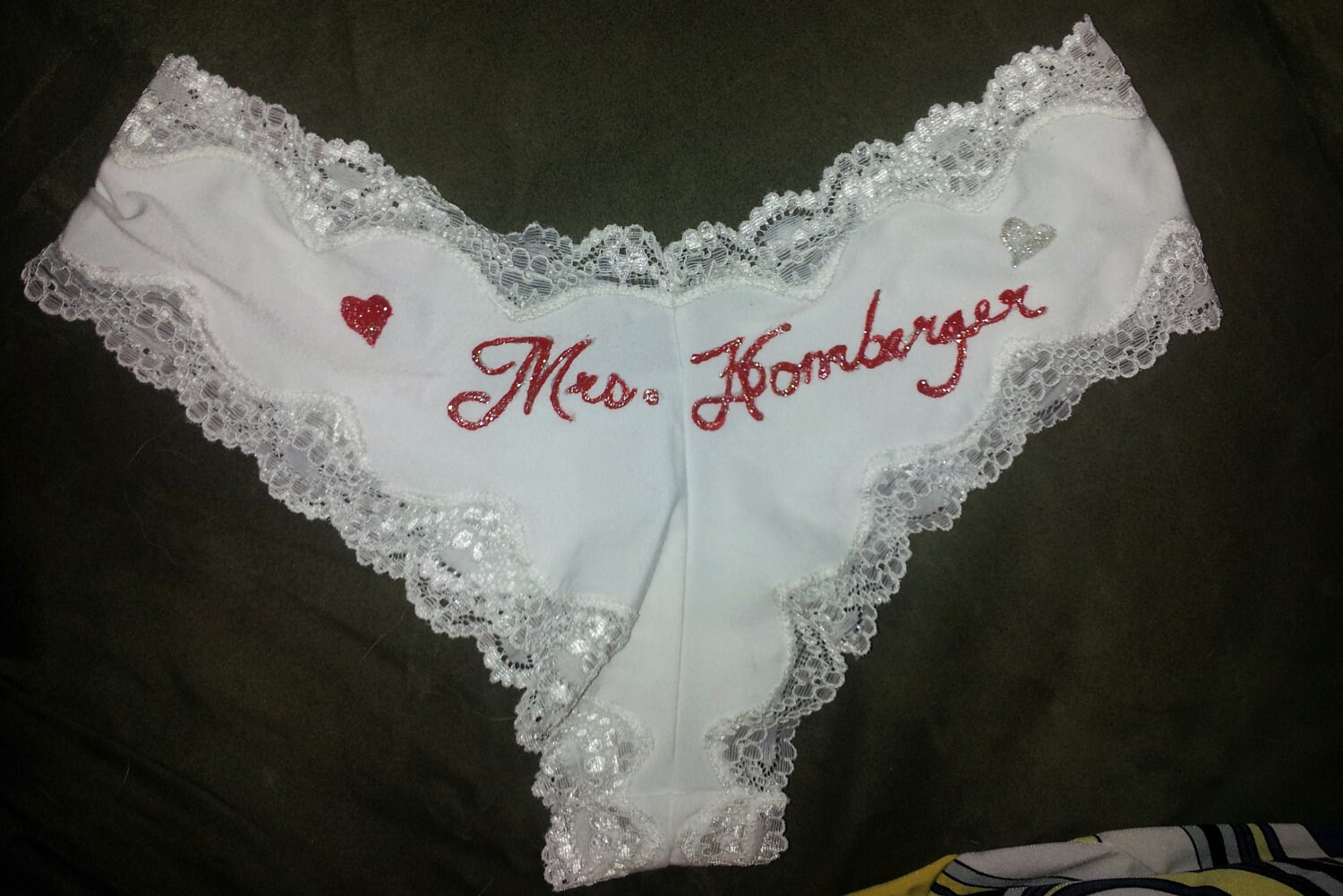 Customizable Panties Great for wedding/bachelorette gifts