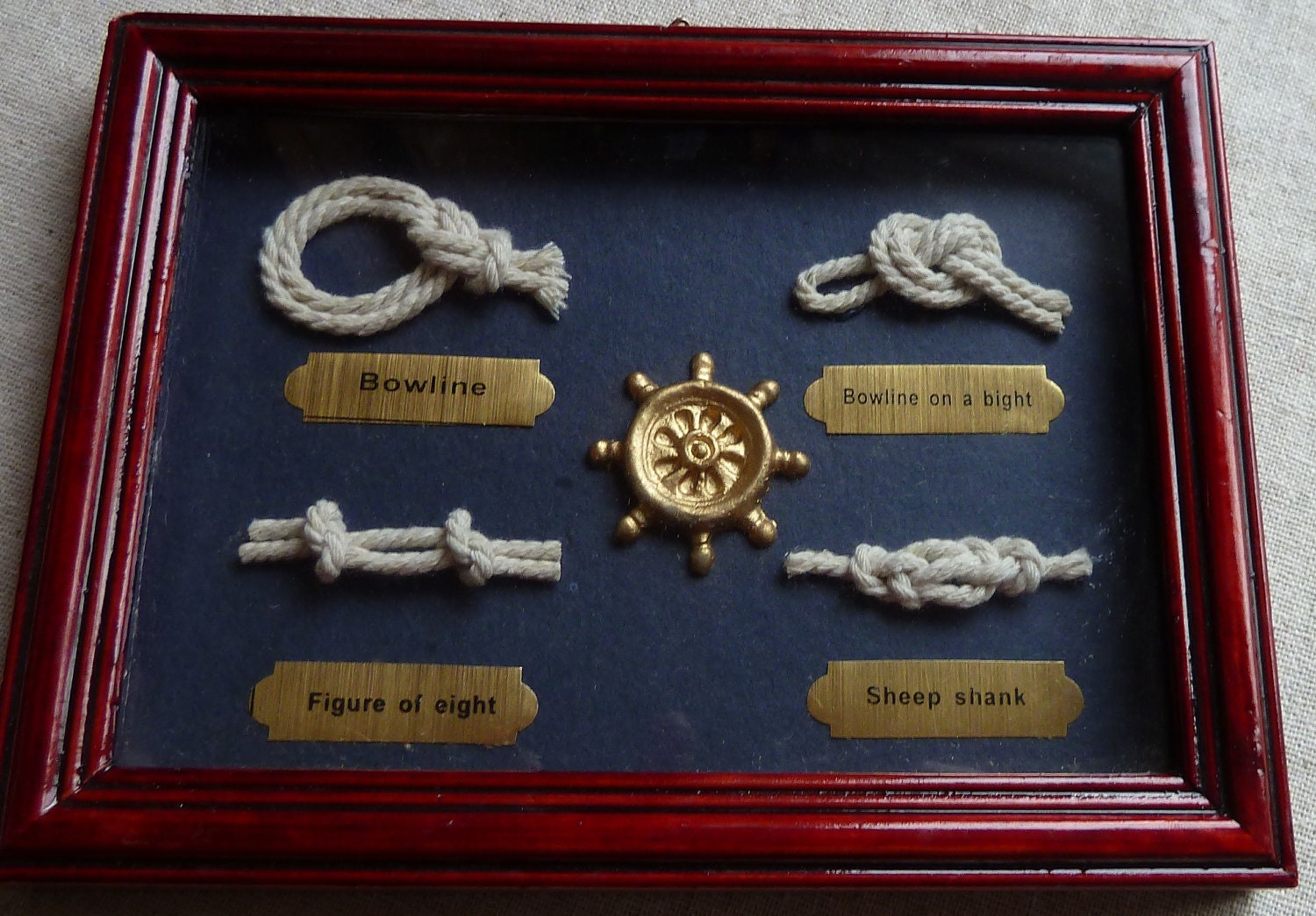 Sailing knots nautical knots fisherman knots framed display
