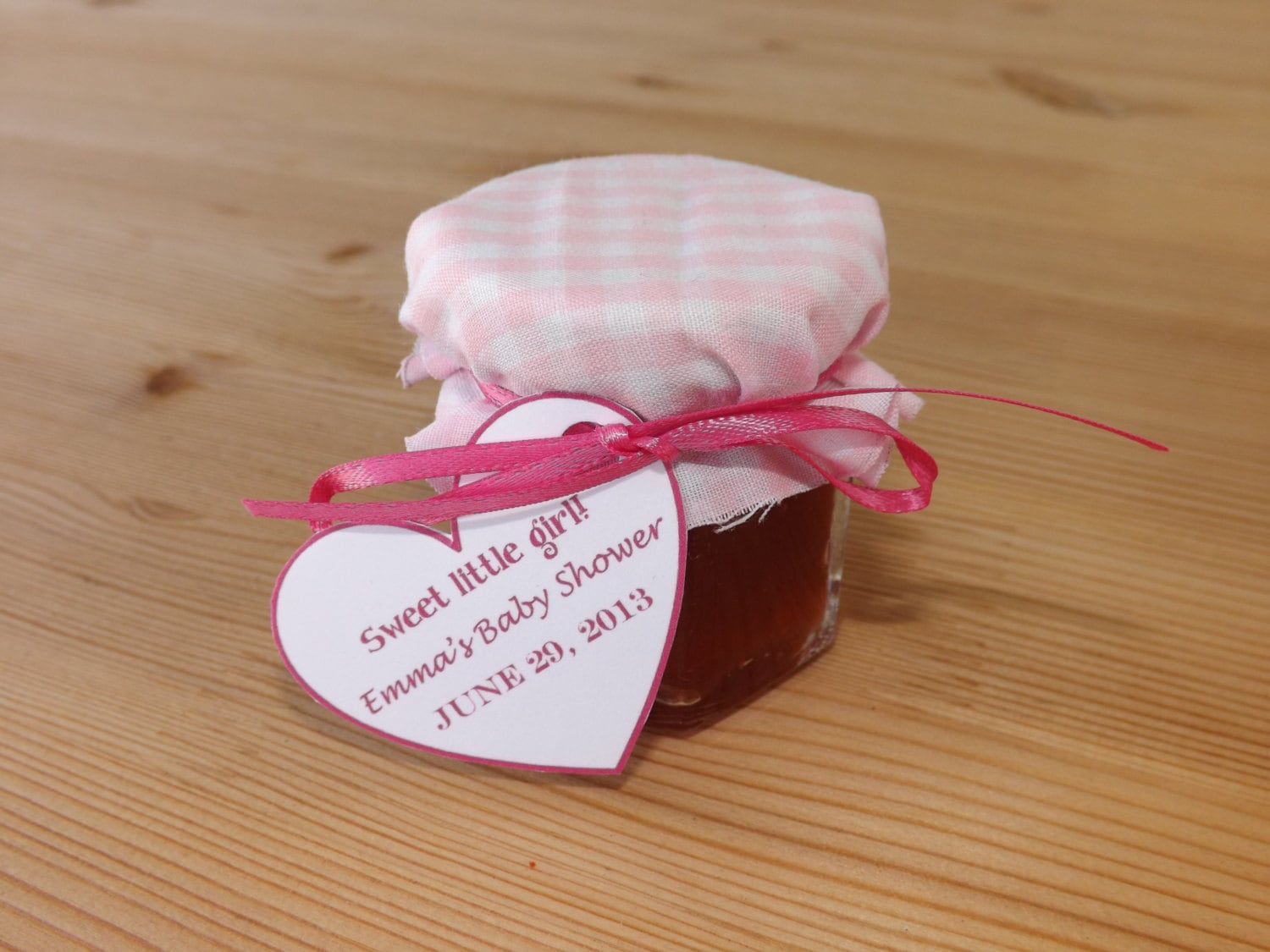 Set of 12 Baby Shower Favors Jam Jar by JirehCraftyCreations
