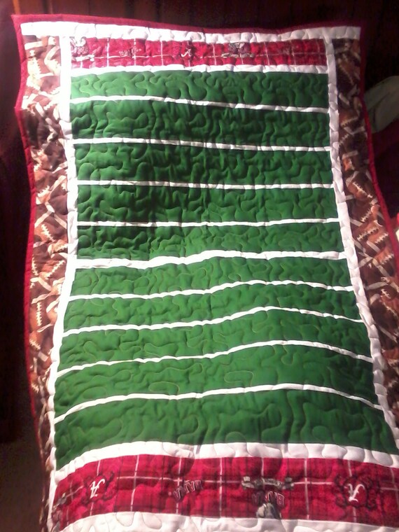 Items similar to Football Theme Quilt on Etsy