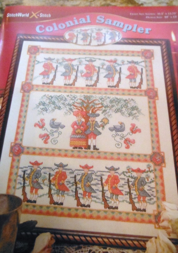 COLONIAL SAMPLER Pattern Leaflet by Stitch by CraftyCrossStitches