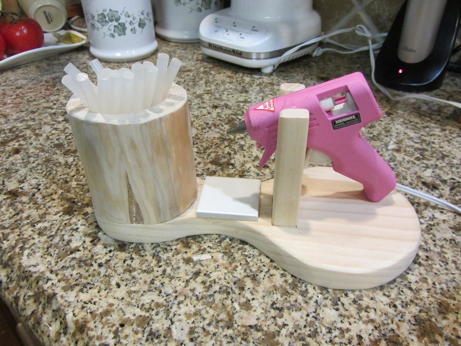 Glue Gun Holder No Mess Great for Any Crafter Unique One of a