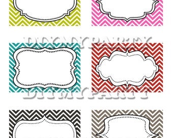 diy printable party decor Children tent Labels baby tent blank