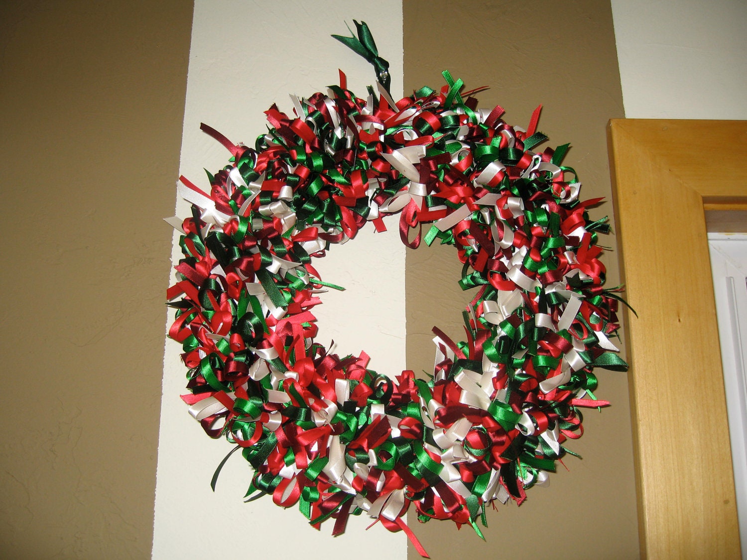 Homemade Christmas wreath