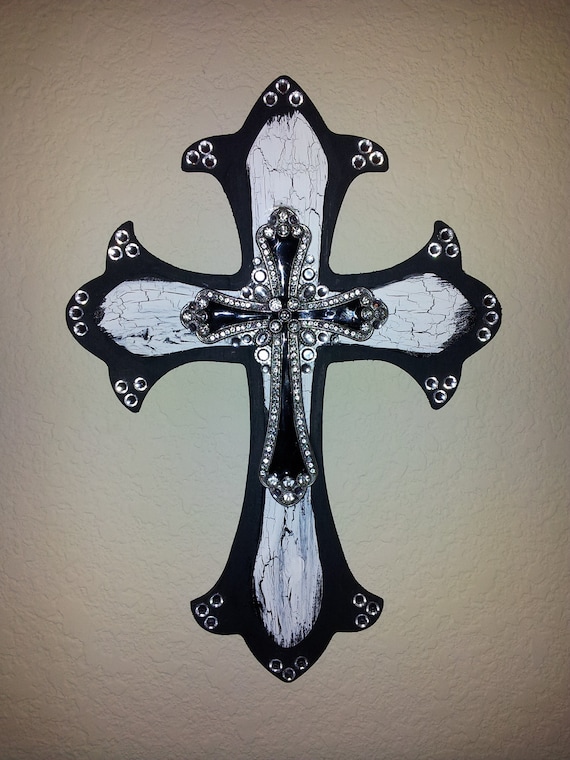 Items similar to Wooden Decorative Cross on Etsy