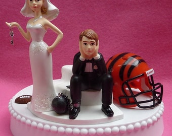 Wedding Cake Topper Minnesota Vikings Vikes Football Themed