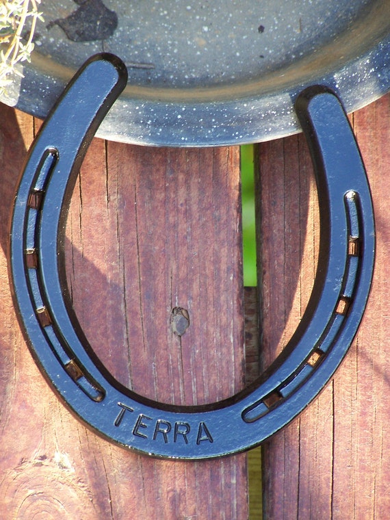 Personalized Horseshoe Custom OOAK FREE SHIPPING