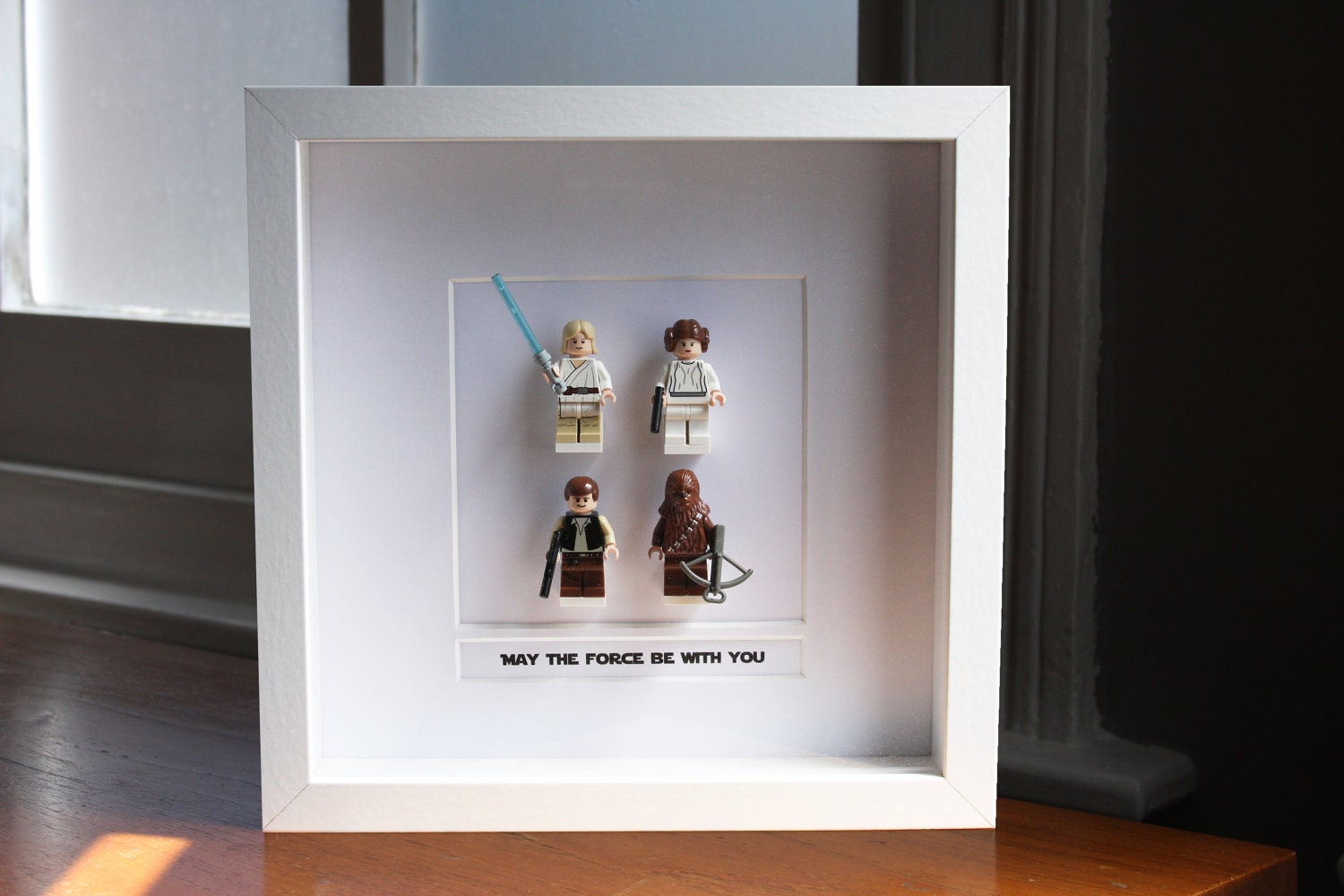 Star Wars Framed Mini Figures 'Millennium Falcon' made