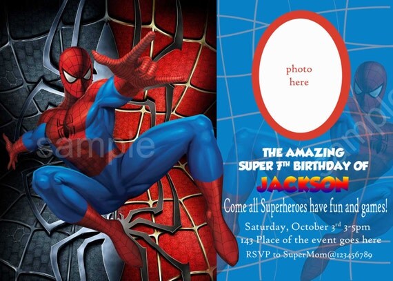 Carte D Anniversaire A Imprimer Spiderman Coloriages Fiolazoezoey Blog