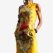 One Shoulder Pencil Dress with Pockets