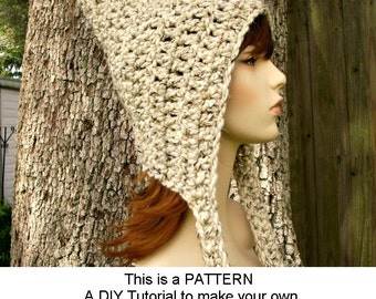 Instant Download Crochet Pattern - Hat Crochet Pattern - Crochet Hat Pattern for Crochet Signature Pixie Hat - Womens Accessories