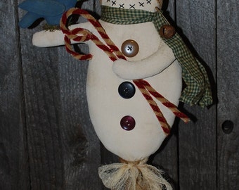 EPATTERN -- Snowman Blue Bird Make-Do