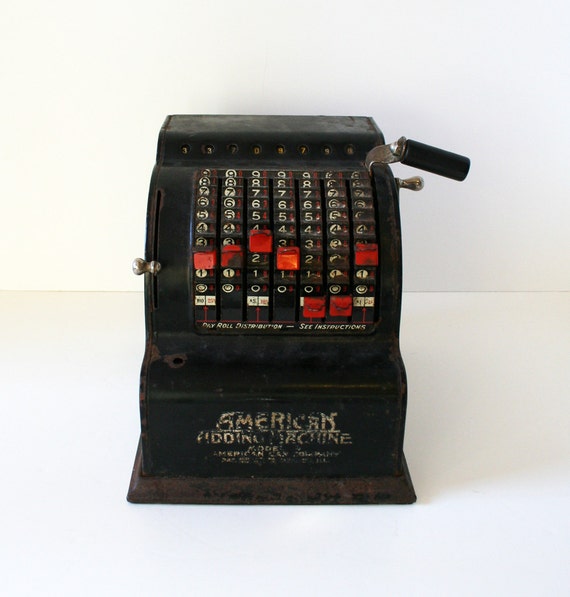 Antique American Adding Machine Model Five