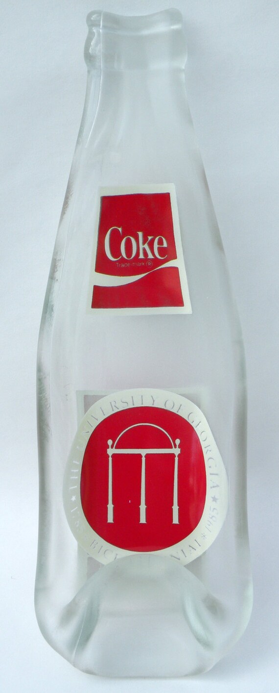 GEORGIA Bicentennial 1985 Coke Bottle Slumped Spoon Rest