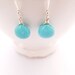 Sleeping Beauty Turquoise Earrings gifts for her december birthday jewelry sky blue arizona turquoise