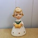 Vintage Christmas Angel Bell Figurine
