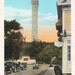 Vintage Cape Cod Postcard - Pilgrim Monument from Downtown, Provincetown (Unused)