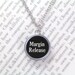 Vintage Typewriter Key Necklace With Cable Chain - Typewriter Jewelry From HauteKeys