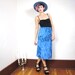 S A L E Caribbean Tie Dye Rayon Skirt Nos (Xs/S)
